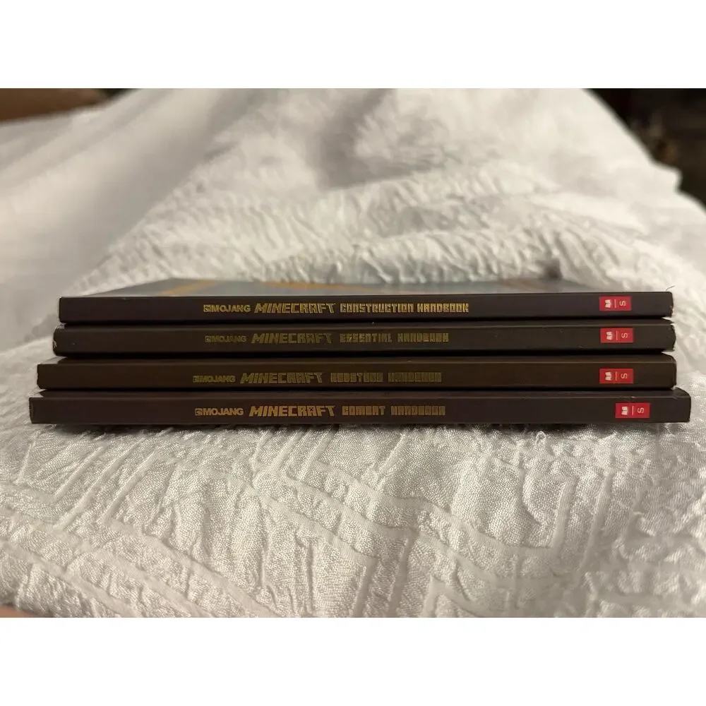 Scholastic Minecraft Essential, Construction, Combat, Redstone Strategy Guides